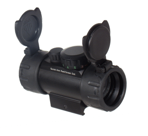         Weaver () Leapers () SCP-RG40SDQ UTG 3,9" Compact ITA Red/Green Single Dot Sight with Integral QD Picatinny Mount