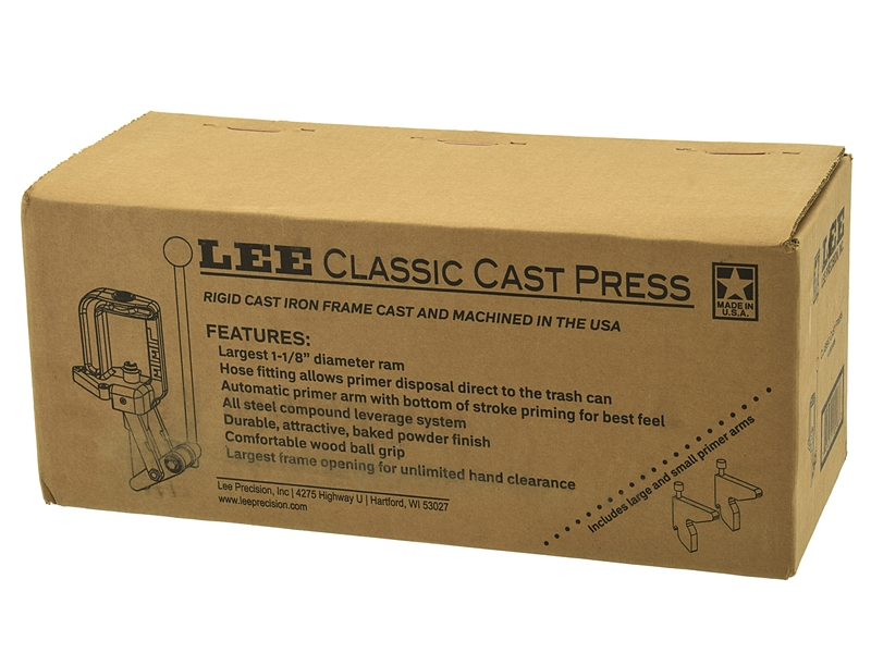 Пресс (станок) для снаряжения нарезных патронов Lee Classic Cast Press 90998