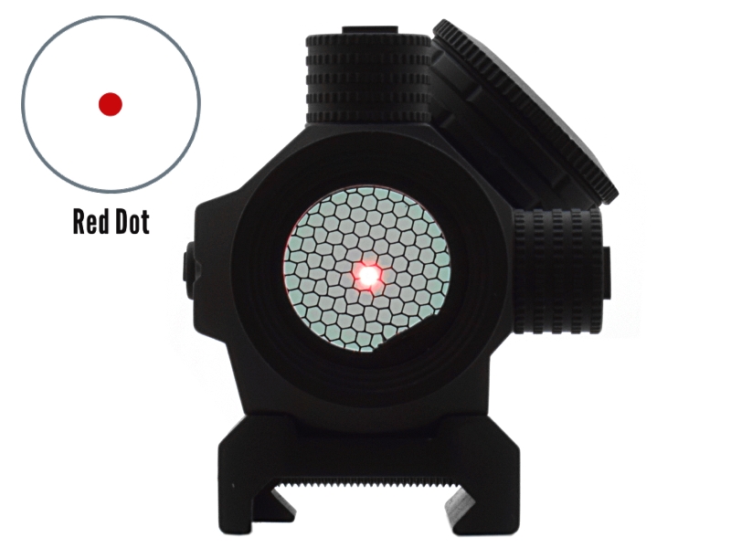 Коллиматорный прицел Red Dot Sight HD-26A 1x23 на планку Вивера (Weaver), либо Пикатинни (Picatinny)