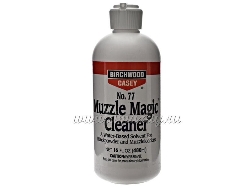 Сольвент для чистки оружия BIRCHWOOD CASEY Muzzle Magic Cleaner 480ml, арт. 33745