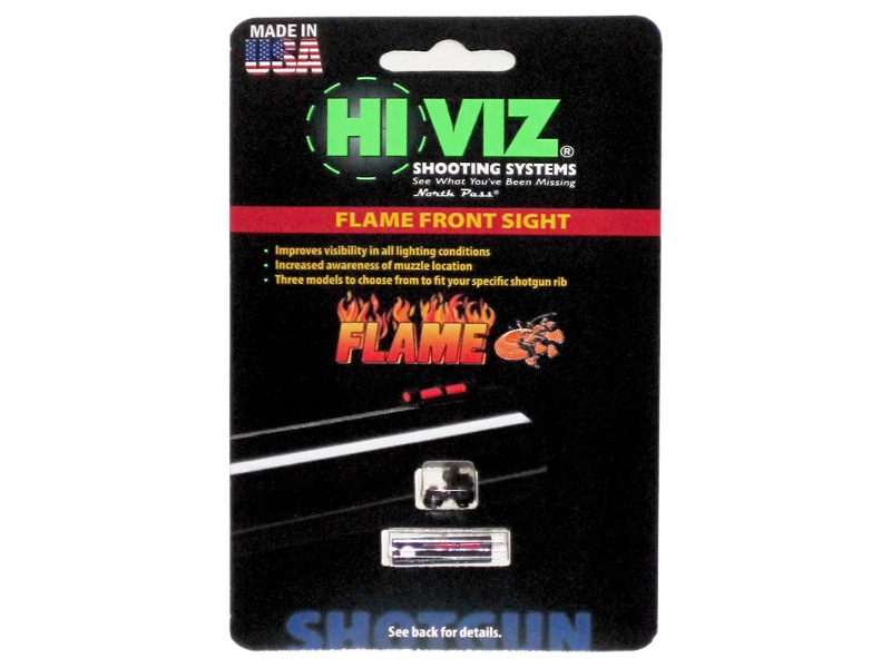 Мушка оптоволоконная Универсальная Hiviz Flame Sight FL2005-R красного цвета .