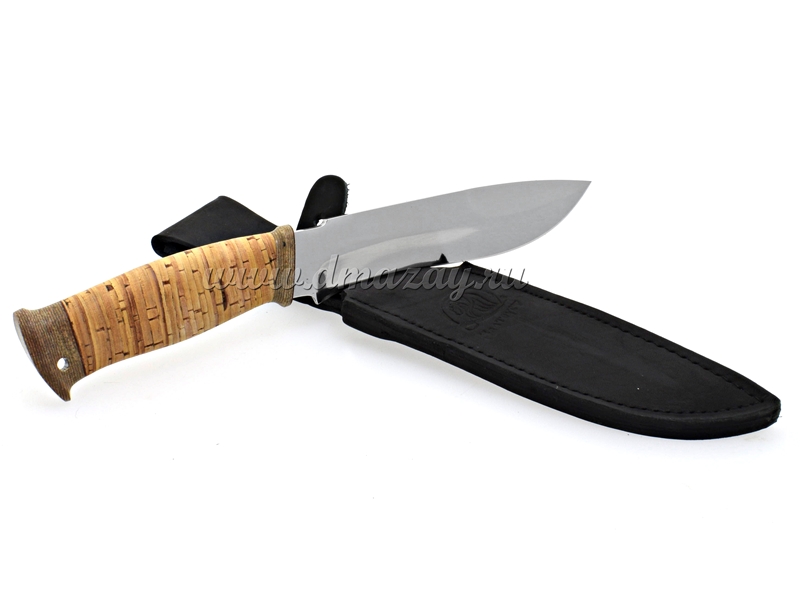 Нож Торнадо-2 РР234 с рукояткой из бересты