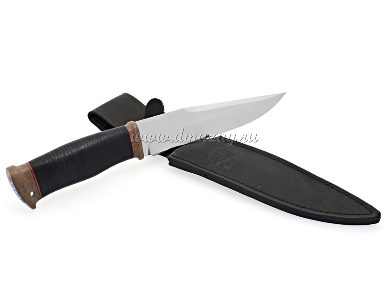Нож СН-1 с рукояткой из кожи