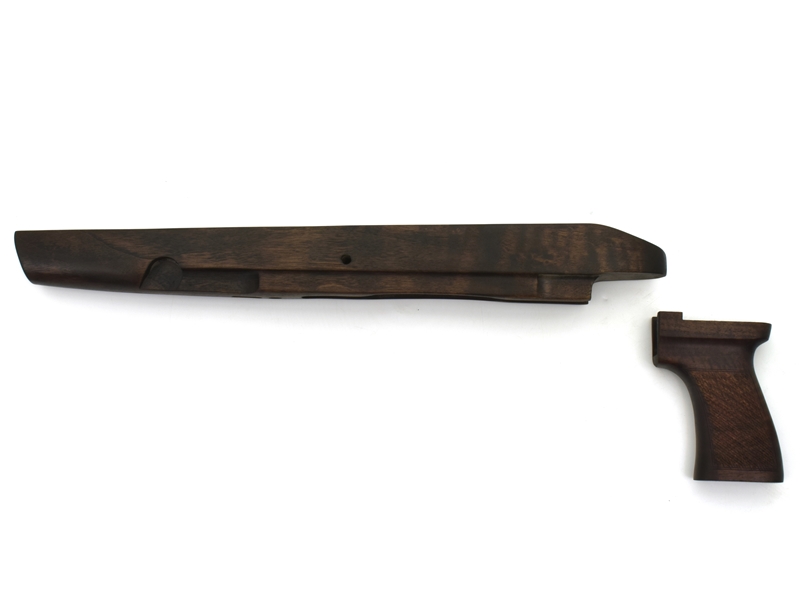 Комплект ложе (ложа) + пистолетная рукоять (рукоятка) ТОЗ-106 орех, арт. 14233