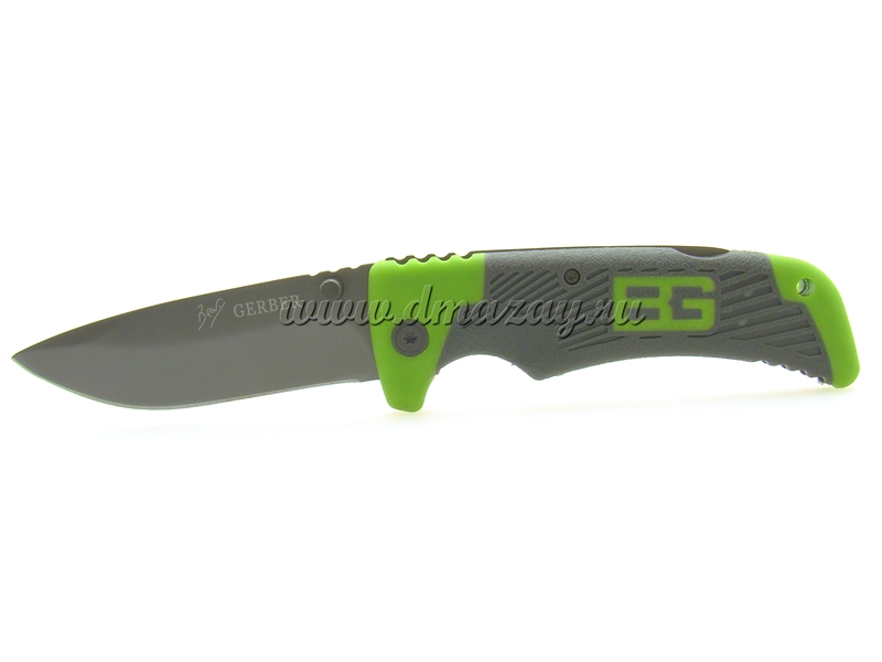 Нож складной Gerber BG114 зеленого цвета