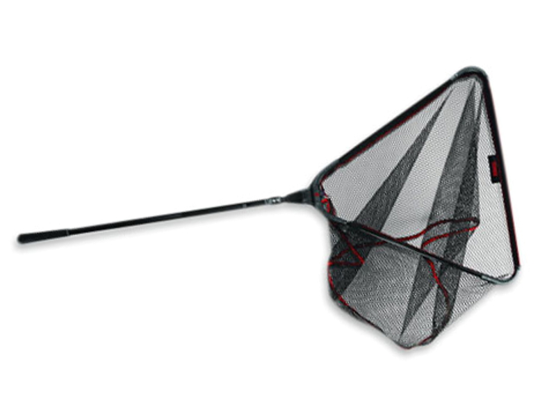 Подсачек (сачок) раскладной Rapala RNFN-L с прорезиненной сетью и алюминиевой рукоятью .