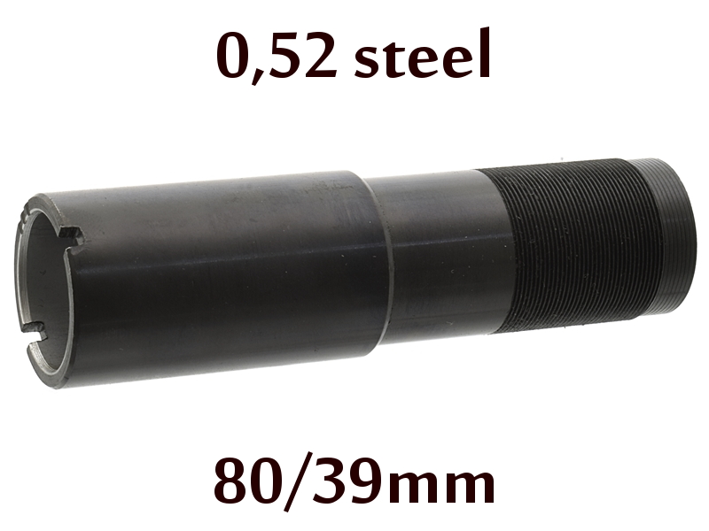 Дульная насадка (чок) 12 калибра на МР (ИЖ) 155, 153, 27 длина 80/39мм, сужение 0,52 steel - усиленный чок (XF) (13490)