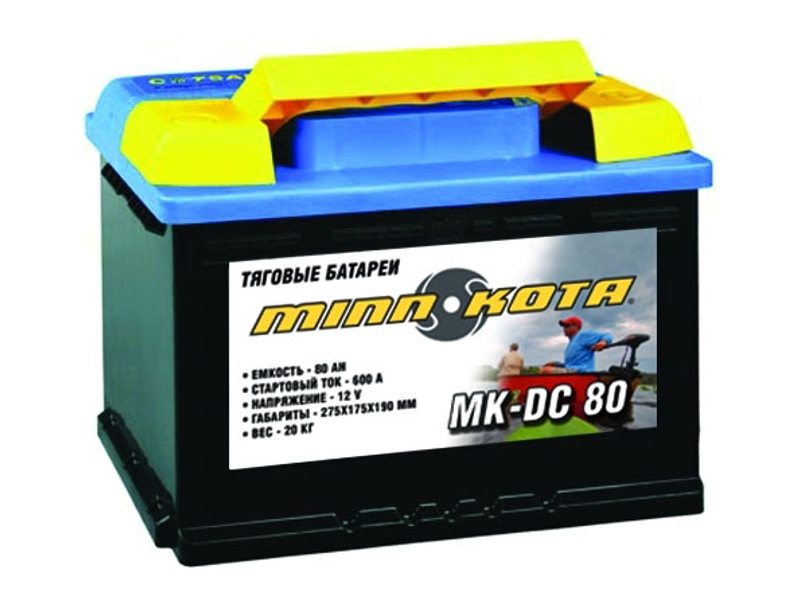 Аккумулятор Minn Kota MK-SCS80 глубокой разрядки 80 а/ч MK -DC80 .