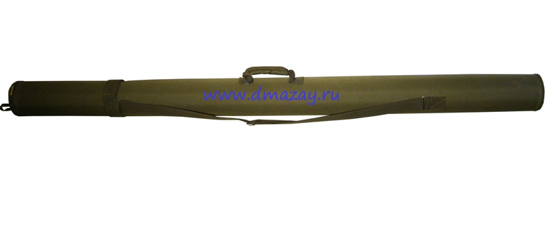$ Тубус жесткий рыболовный для переноски деликатных спиннингов и удилищ Acropolis КВ-15а длиной до 160 см зеленый