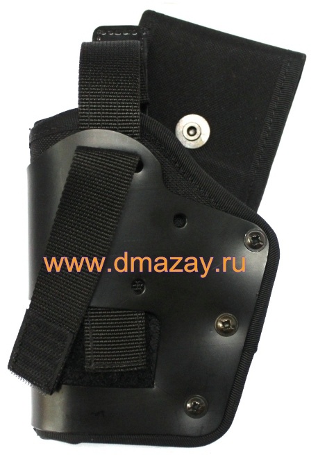 Кобура поясная для пистолетов Макарова (ПМ), CZ 82/83 DASTA (ДАСТА) 260-4 PROFI duty belt holster with rubber inside- lining compact model