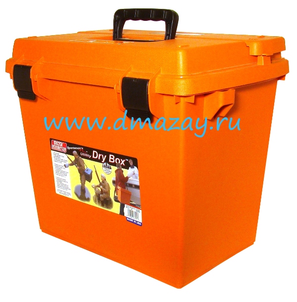 Ящик пластиковый водозащищенный MTM (МТМ) Sportsmans Plus Utility DRY BOX SPUD7 35 Orange для охотников рыбаков любителей водного спорта и туристов оранжевый