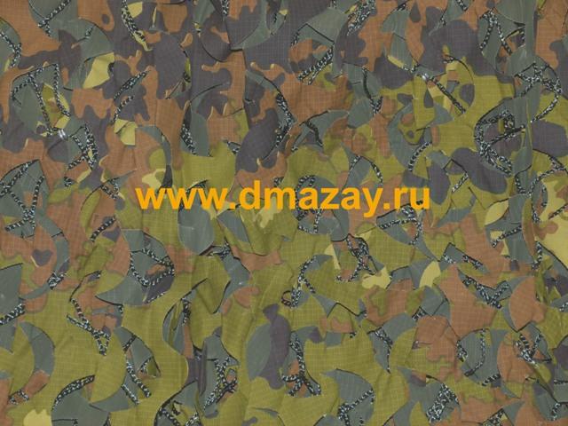 Маскировочная сеть (сетка, защитное покрытие) 2,4х6м Camo Systems 3D Digital Euror EU08 ITA-6П Пейзаж ITALY 3D на СЕТЕВОЙ основе цвет зеленый - коричневый – бежевый