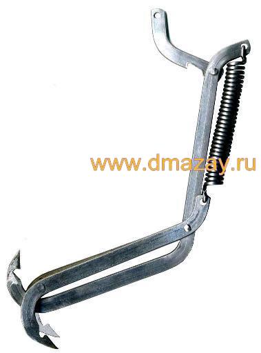 Капкан для ловли хищной рыбы (щуки) из нержавеющей стали №2 двойной