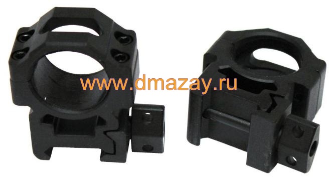    (, )    /    25,4    LEAPERS () RG2W1154 Max Strength Picatinny Rings: 2PCs, 1" Diam, Medium Profile, Compact    