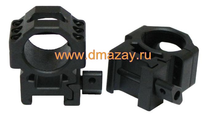    (, )    /    25,4    LEAPERS () RG2W1156 Max Strength Picatinny Rings: 2PCs, 1" Diam, Medium Profile, Full Size