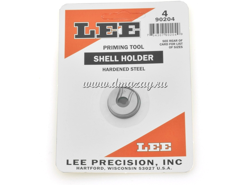 Шеллхолдер (Shell Holder)  для капсюляторов №4 Lee 90204 для калибров .223Rem и других