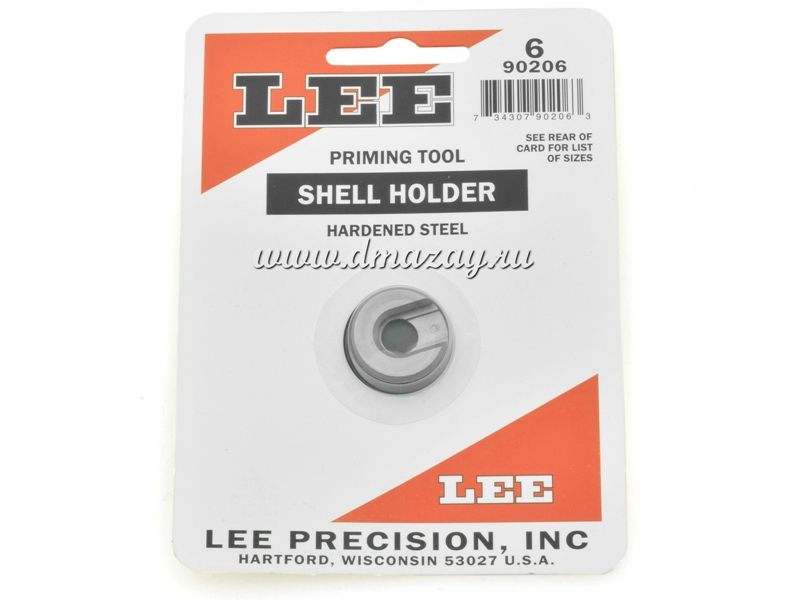 Шеллхолдер (Shell Holder)  для капсюляторов №6 Lee 90206 для калибров 7,62х38R (Наган) и других