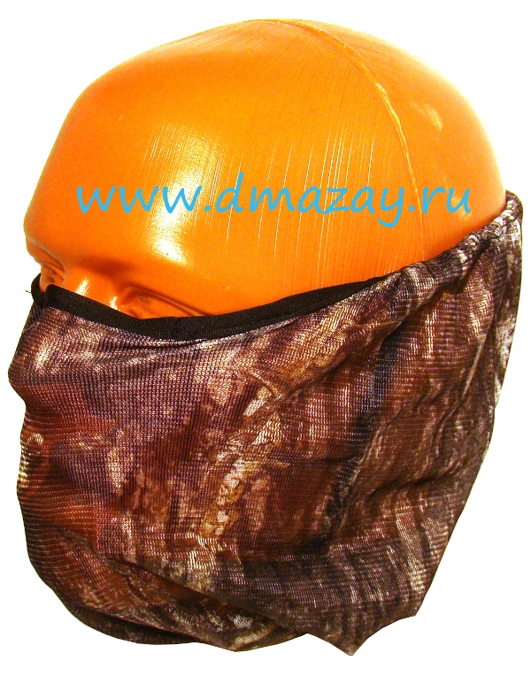 Шлем-маска для лица MOSSY OAK Break-Up сетчатая, тёмный лес MO-34CH-BU