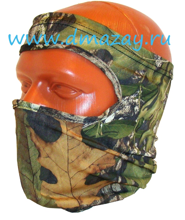 Шлем-маска для лица MOSSY OAK Obsession тканевая, светлый лес MO-S34CH-OB