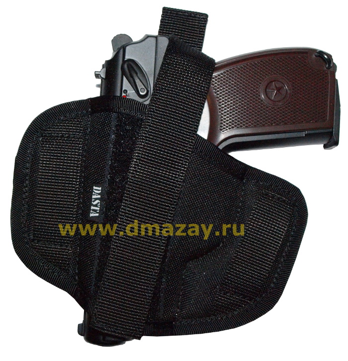 Поясная кобура DASTA (Даста) для пистолетов ПМ, ИЖ-79, МР-80-13, CZ 82/83 и аналогов, кордура, арт.201-3