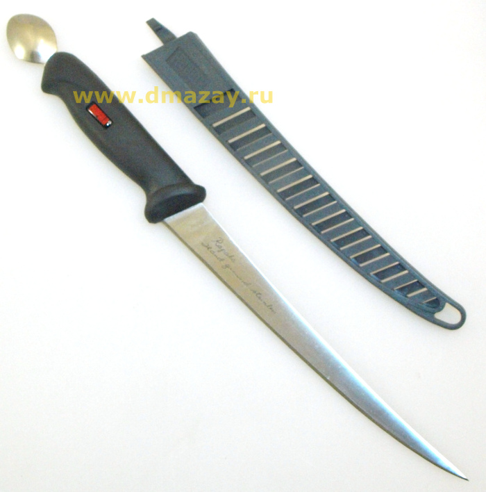 Филейный нож Rapala (Рапала) серии "Spoon Fillet", клинок 23см, с ложкой, арт.RSPF9