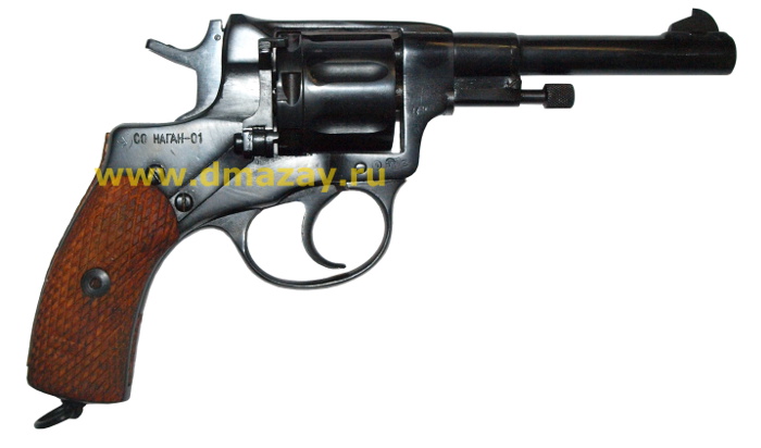 Револьвер сигнальный СО НАГАН - 01 калибра 5,6 мм под капсюль Жевело