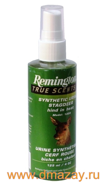 Приманка пахучая для оленя REMINGTON (BUCK EXPERT) 1009 Synthetic Urine Stagdeer Hing in heat спрей во флаконе 125 мл (4 OZ)    
