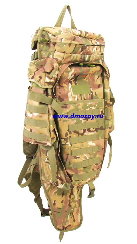 Тактический рюкзак со встроенным чехлом для переноски оружия  длиной до 115 см -SIVI- (Сиви) 7020, непромокаемый, с поясной поддержкой, цвет Светлый Камуфляж