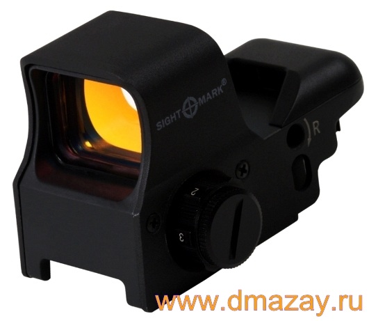 Коллиматорный прицел (коллиматор) на планку Вивера (WEAVER) YUKON SIGHTMARK (ЮКОН САЙТМАРК) SM13005 черный