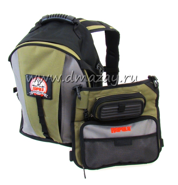 Рюкзак Rapala (Рапала) Tactical Bag 46018-1 со съемной нагрудной сумкой под рыболовные снасти и приманки