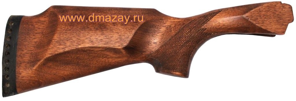 Приклад с амортизатором к охотничьему ружью ТОЗ-34/ TOZ-34 (ТОЗ-34Е/ TOZ-34 Е) для левшей типа Монте- Карло с подщечником орех Россия