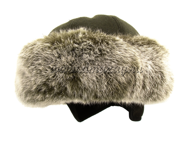 Меховая шапка зимняя с «ушами» женская WERRA HUNTING 0804 BETTY из шерстяного войлока (фетра), Чехия