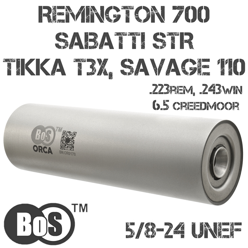  (,   ) BoS ORCA  Remington 700, Tikka T3x, Savage 110, Sabatti STR   223rem, 243win, 6.5 Creedmoor,  5/8-24 UNEF