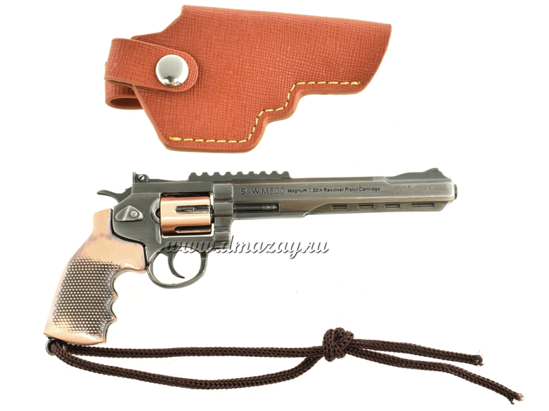 $ Брелок S&W M500 Magnum пятизарядный револьвер