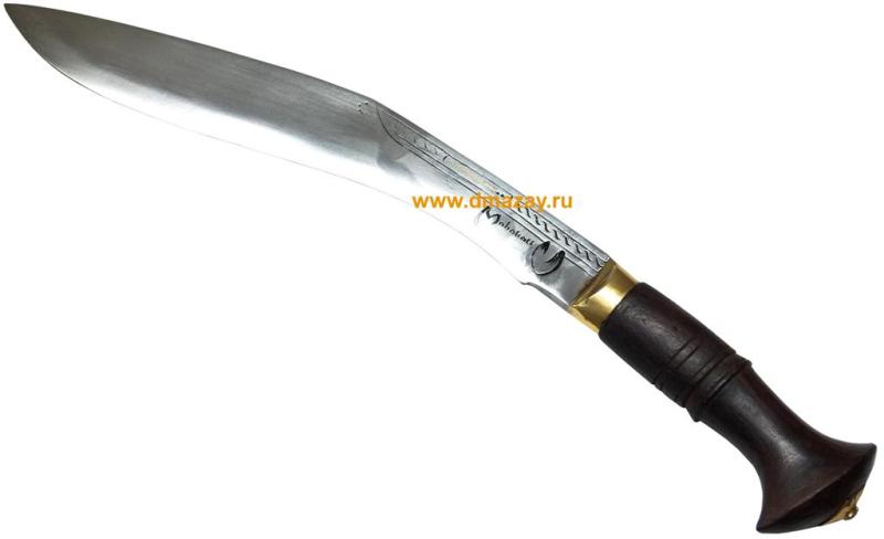 Кукри непальское Nepalese Chainpure 10” Domestic углеродистая сталь палисандр латунь 36991