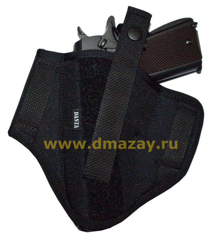 Поясная кобура DASTA (Даста) для пистолетов ГРОЗА, ХОРХЕ, Т10/12, Glock 17, CZ 78/85 и аналогов, кордура, арт.203-1