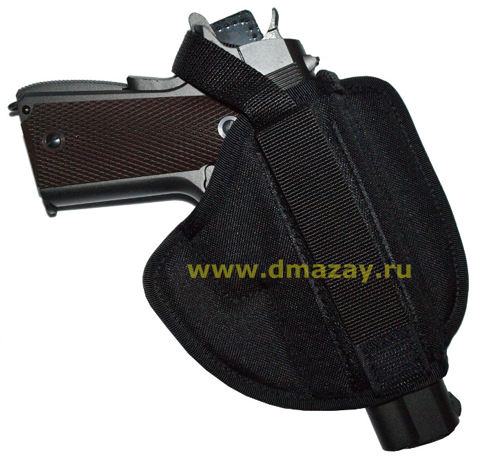 Поясная кобура DASTA (Даста) для пистолетов ГРОЗА, ХОРХЕ, Т10/12, Glock 17, CZ 78/85 и аналогов, кордура, арт.206-1