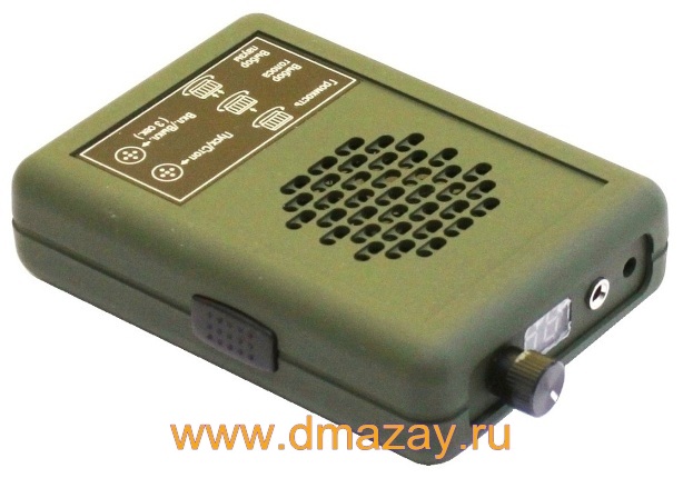 Манок электронный для охоты (имитатор голосов) Т-МЕДИА Егерь- 3М2 (224 голоса) с встроенным динамиком до 150 метров