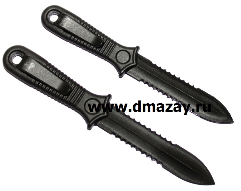 Ножи пластиковые многофункциональные FAB Defense (Фаб Дефенс) LO цвет черный (набор)