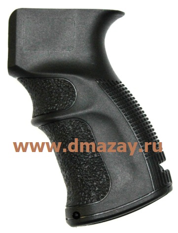 Пистолетная эргономическая рукоятка на автоматы АК-47, AK-74 и Galil (Галиль), охотничьи карабины Сайга и Вепрь FAB Defense (Фаб Дефенс) AG-47 пластиковая черного цвета (вариант 3)