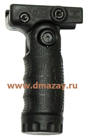 Тактическая передняя рукоять переноса огня для установки на планку Picatinny (Пикатини) оружия FAB Defense (Фаб Дефенс)  T-FL пластик черного цвета (7 положений)