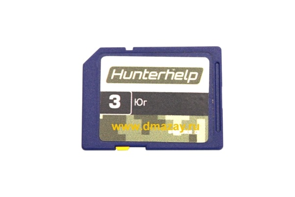 SD карта памяти (чип) для электронных манков Hunterhelp Фонотека № 3 ЮГ Версия 5