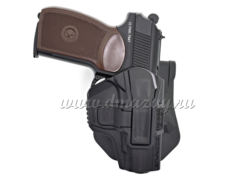 Кобура для Пистолета Макарова тактическая Fab Defense MAKAROV S для правшей с регулировкой угла наклона, арт. sc-maksb