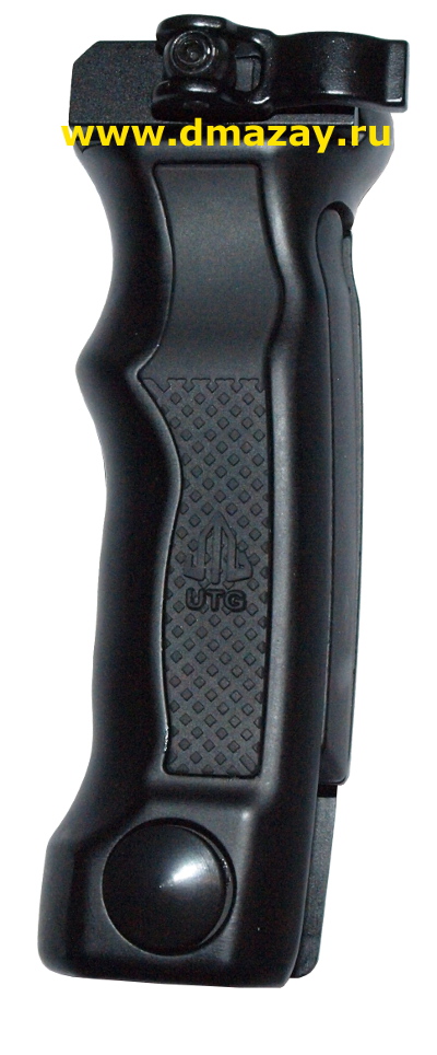 Тактическая быстросъемная рукоять переноса огня - сошка (упор) для установки на планку Weawer (Вивера) Leapers (Липерс) MNT-DG01Q черного цвета
