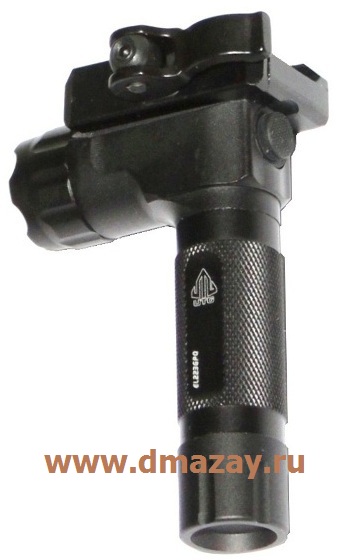 Тактическая быстросъемная рукоять переноса огня с подствольным фонарем для установки на оружие с нижней передней планкой Weawer (Вивера) Leapers (Липерс)  MNT-EL223GPQ