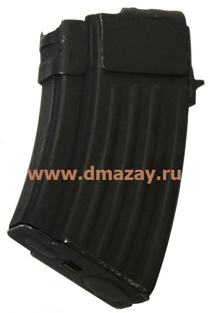 Магазин на 10 патронов для Вепрь-КМ (ВПО-136), АК47, АКМ, РПК и пр. калибра 7,62х39, металл, ребристый
