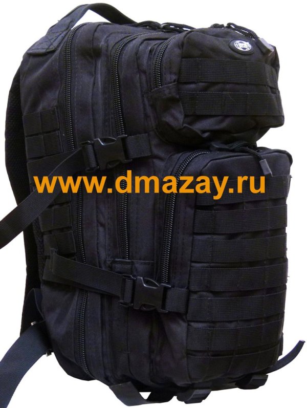    US Rucksack Assault I Schwarz Cordura  30  30333A Black 