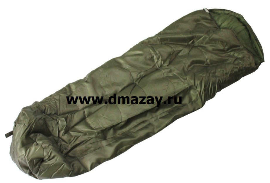 Спальный мешок двуслойный MFH 31622B (FOX OUTDOOR)  190смХ50смХ75см зеленый  