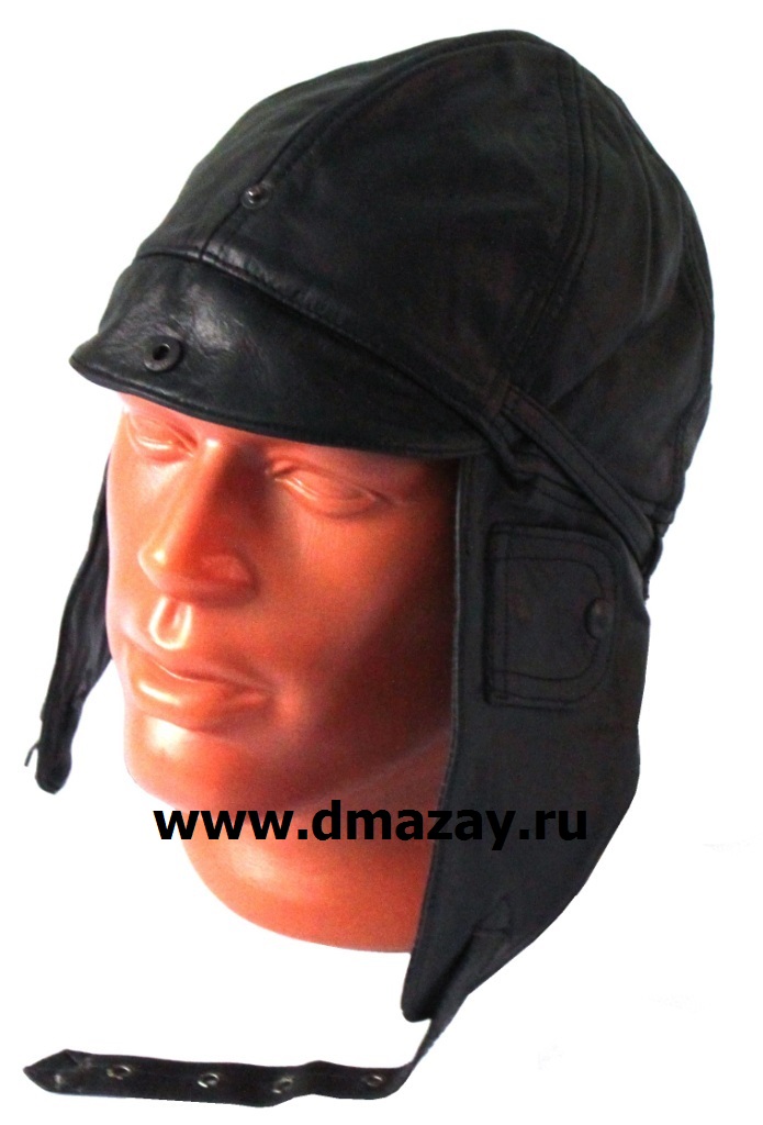 Шлем для экстремальной охоты (туризма) из натуральной кожи MILTEC STURM (МИЛТЕК ШТУРМ) 12425002 черный 
