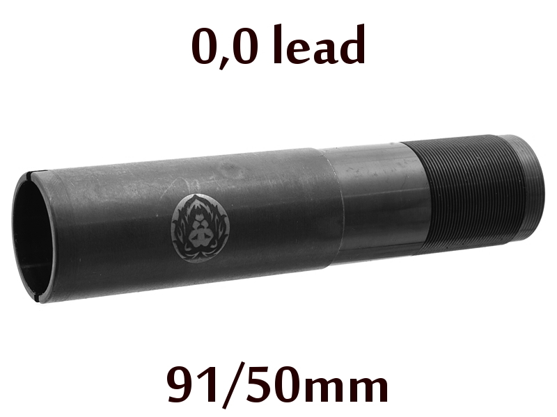 Дульная насадка (чок) 12 калибра на МР (ИЖ) 155, 153, 27 длина 91/50мм, сужение 0,0 lead - цилиндр (C) (13762)